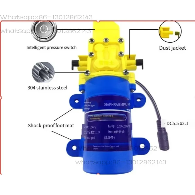 24V self-priming pump, booster pump, bottled water pump, 30w/40W1.5 L/min