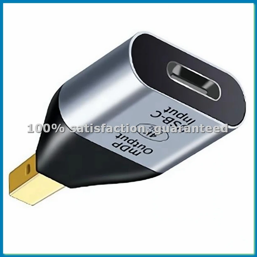 Mini Displayport Adapter USB-C Type C Male Source to Mini Displayport DP Sink HDTV 4K 60hz 1080p for Tablet Phone-ABFB