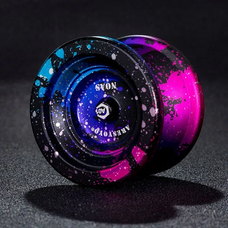 Metal yoyo liga mágica ao1 yoyo adulto profissional rolamento de alumínio alta velocidade yoyo clássico crianças brinquedo