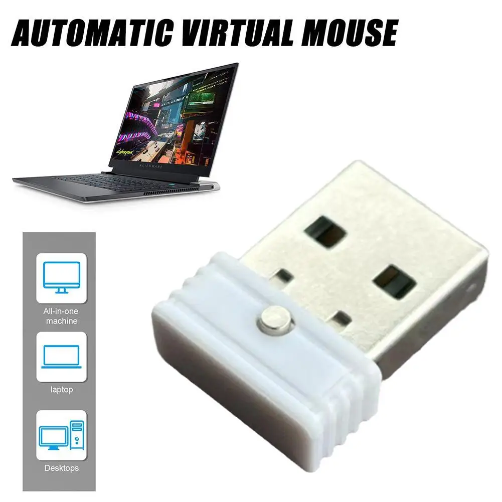 USB Undetectable Automatic Computer Mouse Computer Movement Jiggler Keeps Simulate Mouse Awake Mover