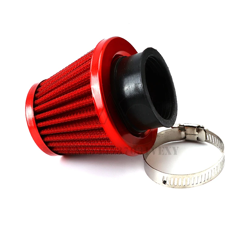 38mm Air Filter Intake Induction Kit Universal for Off-road Motorcycle ATV Quad Dirt Pit Bike Mushroom Head Air Filter Cleaner