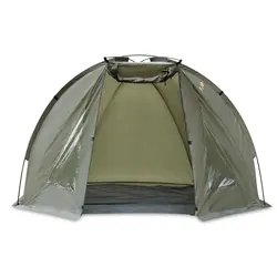 1-2 osoby Carp Fishing Bivvy Shelter namiot na zewnątrz Camping polowanie podróż przygoda szybki wyprostowany wodoodporny deszczoodporny zielony