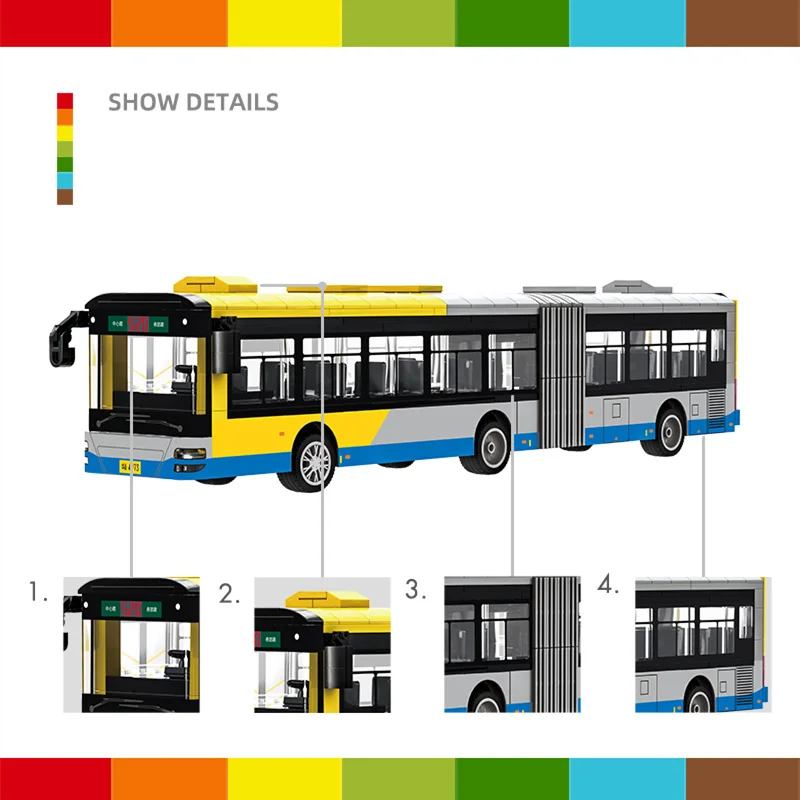 2025 novo ônibus infantil brinquedo quebra-cabeça blocos de construção ônibus público londres ônibus de dois andares meninos 6-12 anos de idade modelo estatueta