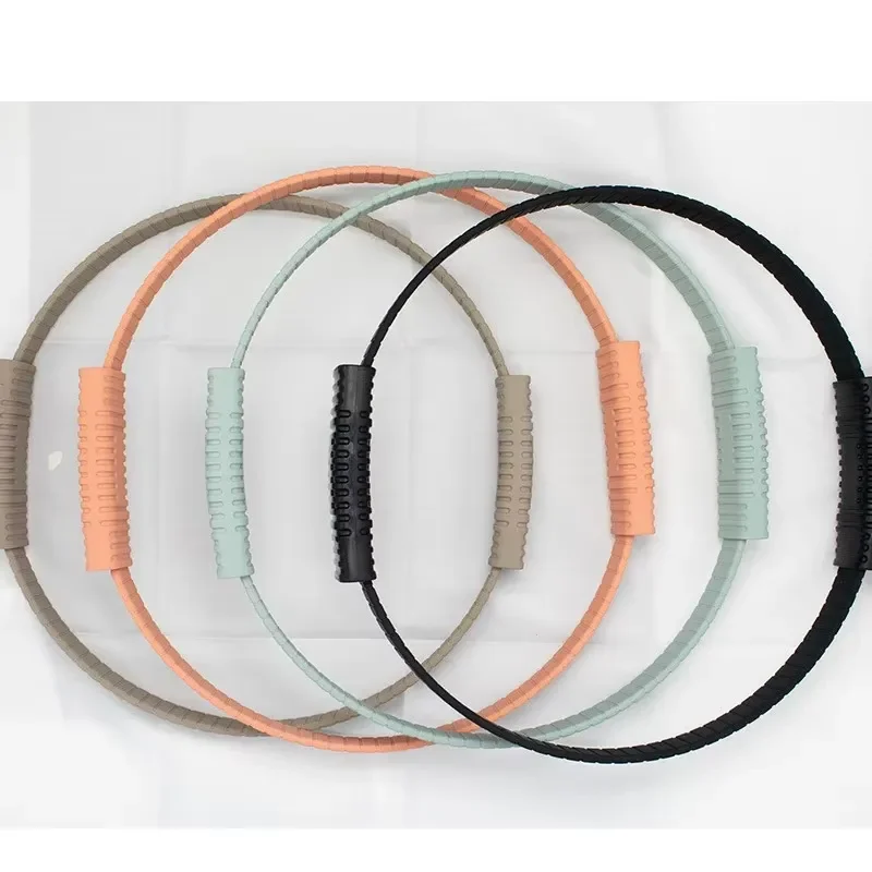 Fiberglass Pilates Ring With Silicone Cover, Double‑Sided Non‑Slip Yoga Ring for Inner Thigh Training