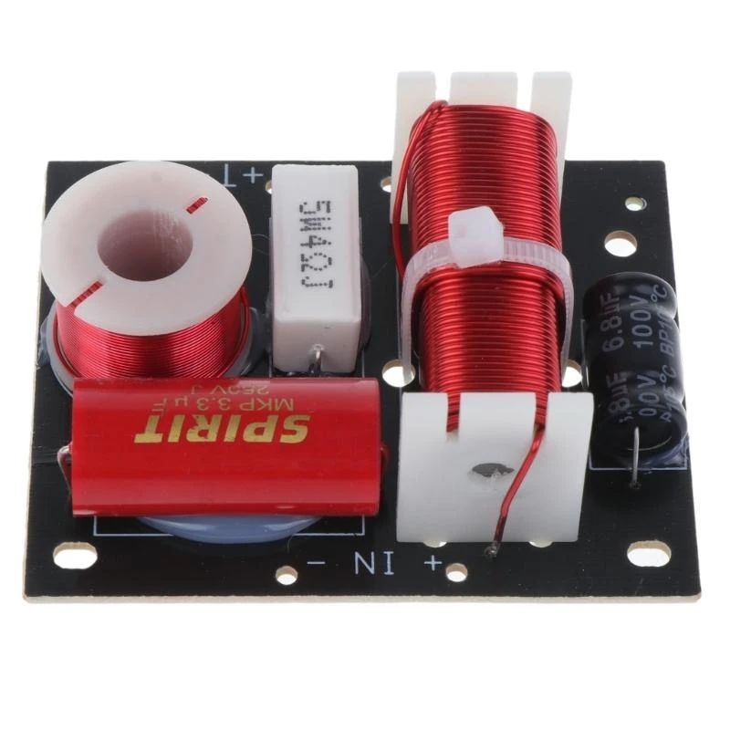 400W SEPENE SPEANER TERECENENCE DISIDER 2 Way HI-Fi Soundshelf Crossover Filters