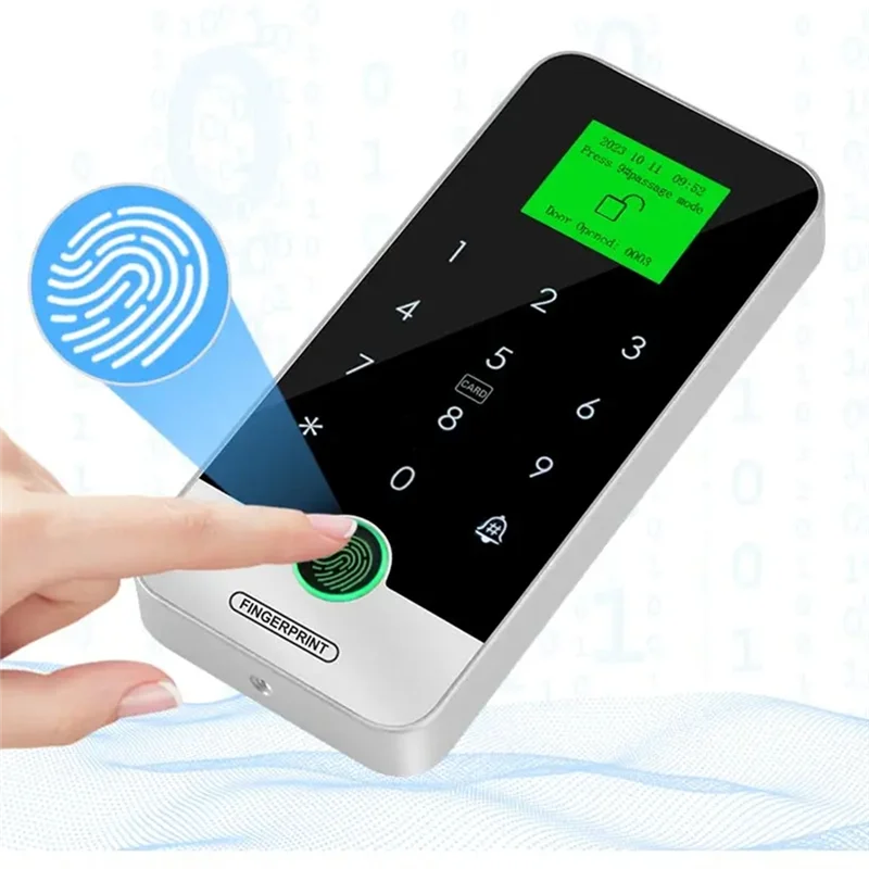 

SUNRI-Bluetooth Tuya Клавиатура RFID-клавиатура контроля доступа Сенсорная IP65 Водонепроницаемый 13,56 МГц Устройство открывания дверей (S300A)