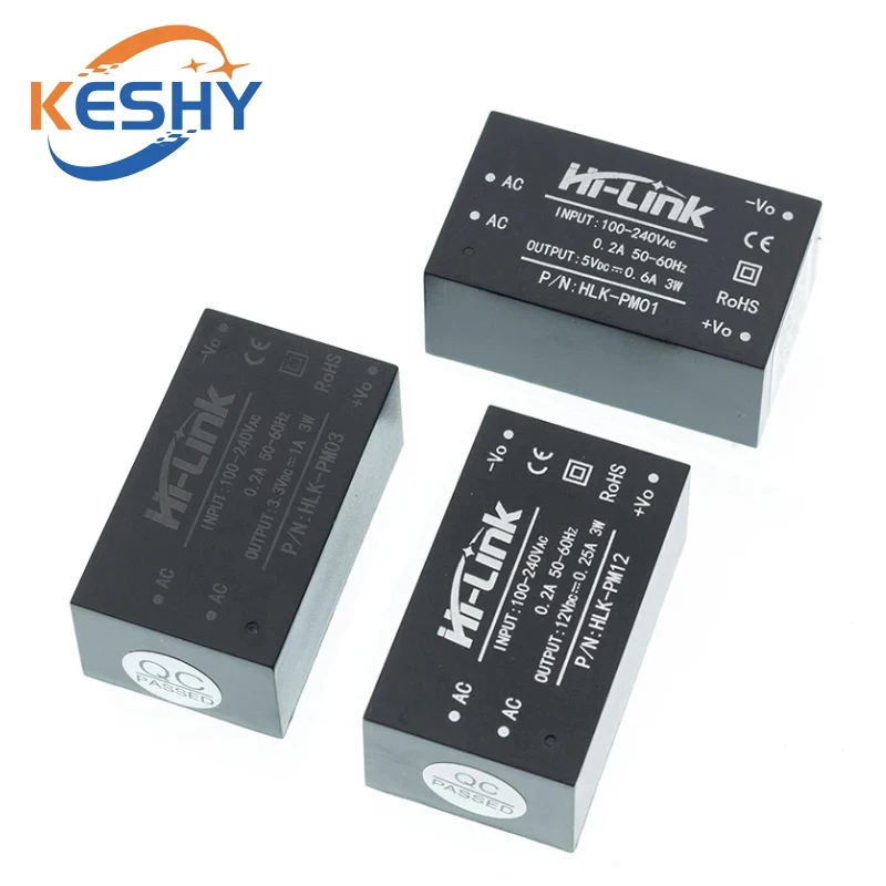 HLK-PM01 HLK-PM03 HLK-PM12 AC-DC 220V to 5V/3.3V/12V Mini Power Supply Module Intelligent Household Switch HLK-5M05