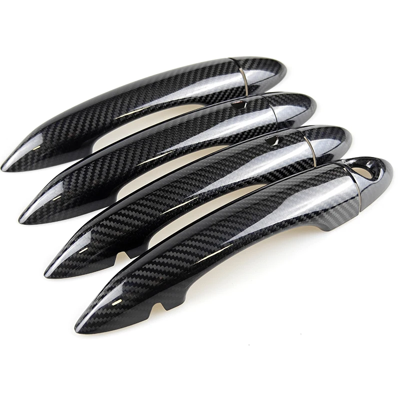 

Brand New Racing Style Real Dry Carbon Fiber Marterial Glossy 3K Twill Door Handle Cover For Italy Alfa Romeo Giulia(1set/4pcs)