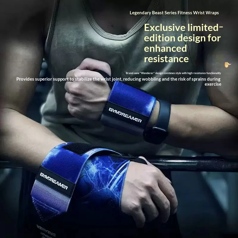 GYMDREAMER Wrist Guard Men's Fitness Bright Push-up Sports Sprain Pressure Wrist Strap Professional Power Push-up