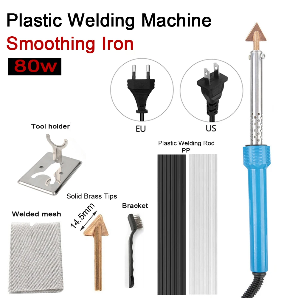 Saldatore di plastica professionale da 80W strumenti per Garage paraurti per auto riparazione cucitrice a caldo bacchette di plastica saldatrice per