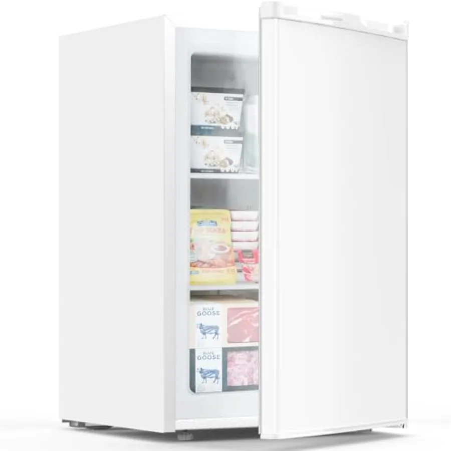 

3.0 Cu.Ft Upright Freezer Compact Freezer for Office Dorm and Commercial Use with Fast Cooling Adjustable Thermostat Removable