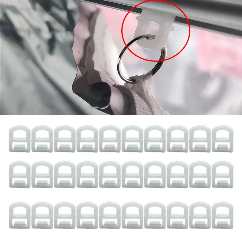 20/30X Car Fasteners Clip Curtains Straight Pulley Buckle Rings Rivet For Volvo Fm500 Auman Dongfeng J6 Truck For Renault