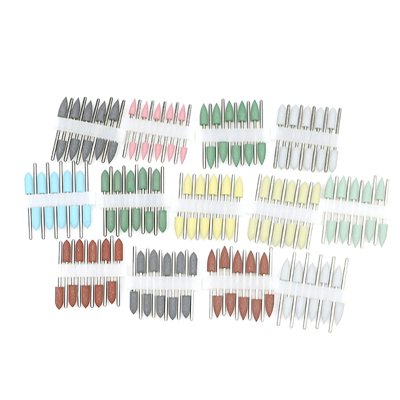 

Dental Silicone Rubber Polishers Resin Base Acrylic Polishing Burs Dental Materials 10pcs