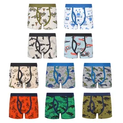 Boys Cotton Panties Children Shorts Underwear For 1-12Years Baby Kids Elastic Waist Boxers Briefs Teenagers Cartoon Underpants