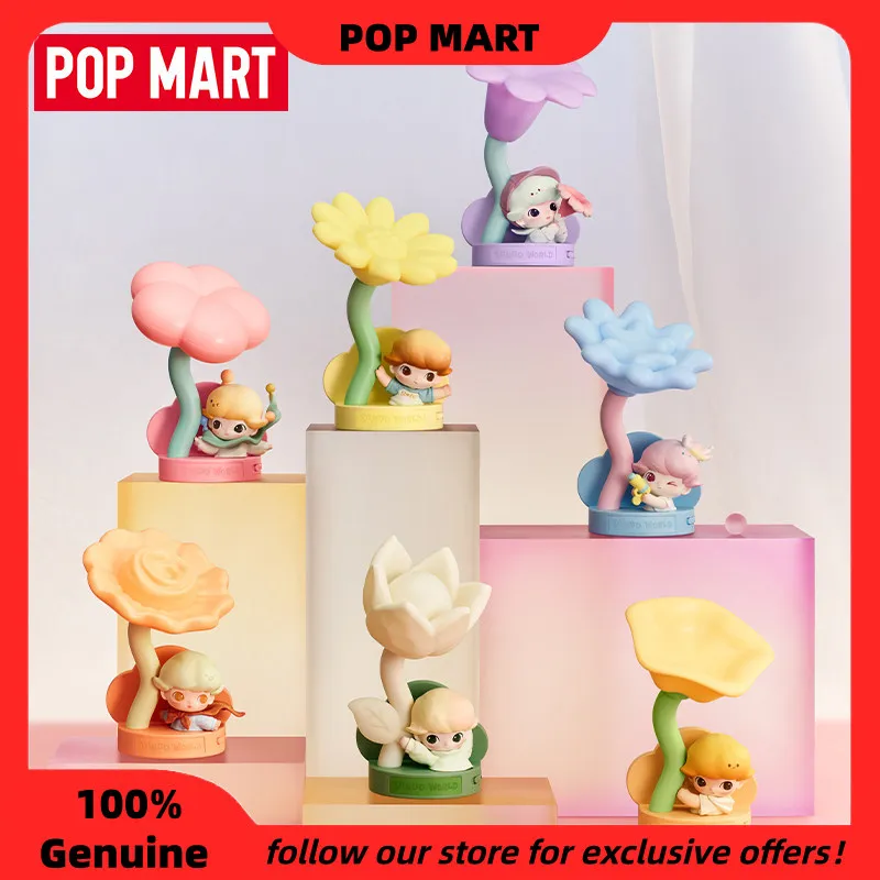 

Pop Mart Dimoo Sensor-Activated Nightlight Blind Box Cute Desktop Decoration Gift Authentic Moments in Bloom