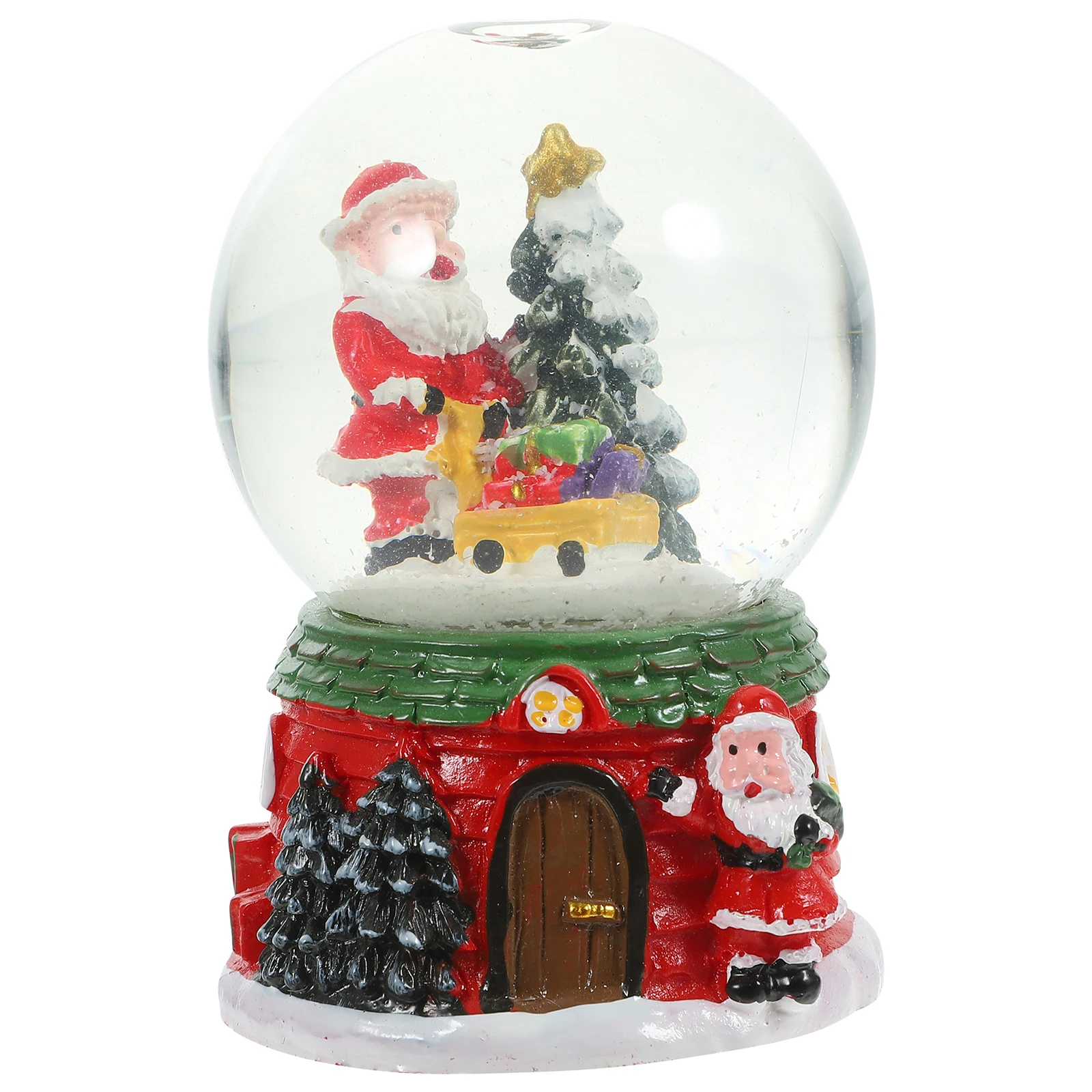 

Crystal Ball Gift Box Globe Christmas Sized Clear Decoration Cartoon Home Desktop