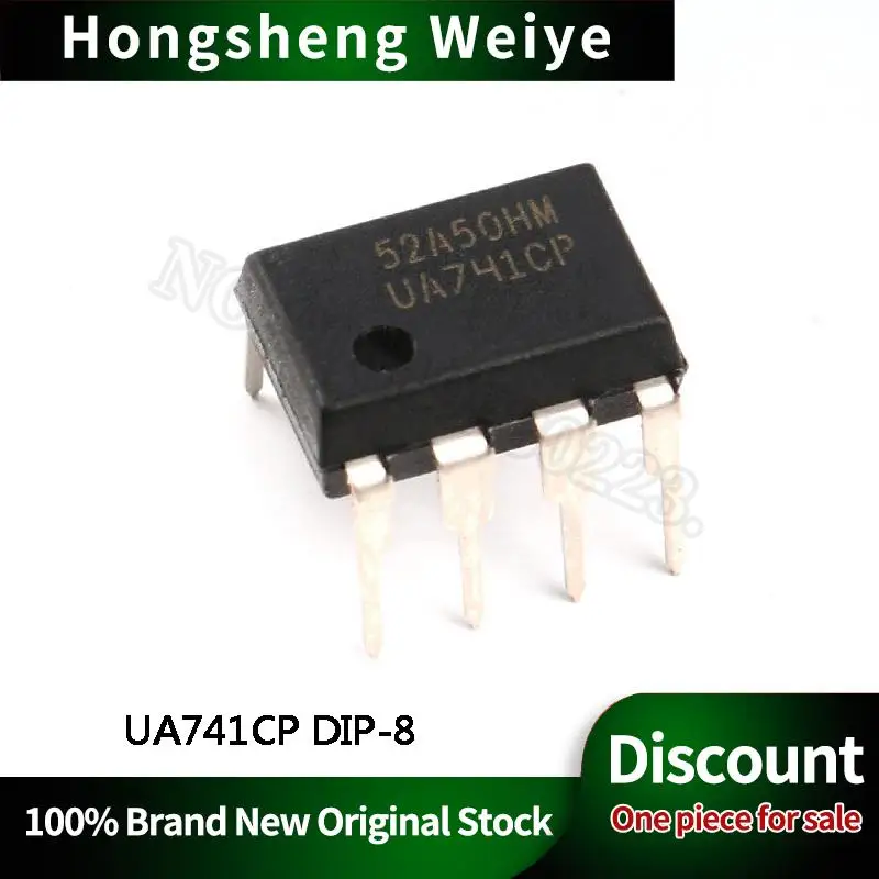 10-100Pcs New UA741CP UA741 DIP-8 Compensated Universal Operational Amplifier IC Chip In Stock DISCOUNT Sell 100%new