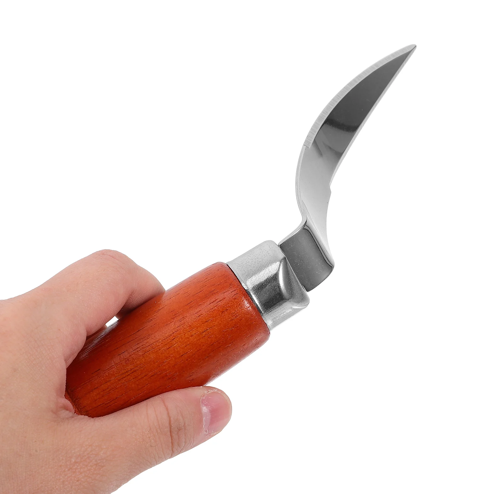 

Opener Stainless Steel Blade Wood Handle For Easy Coconut Meat Removal Kitchen Tool Coconut Knife Scraper Remover