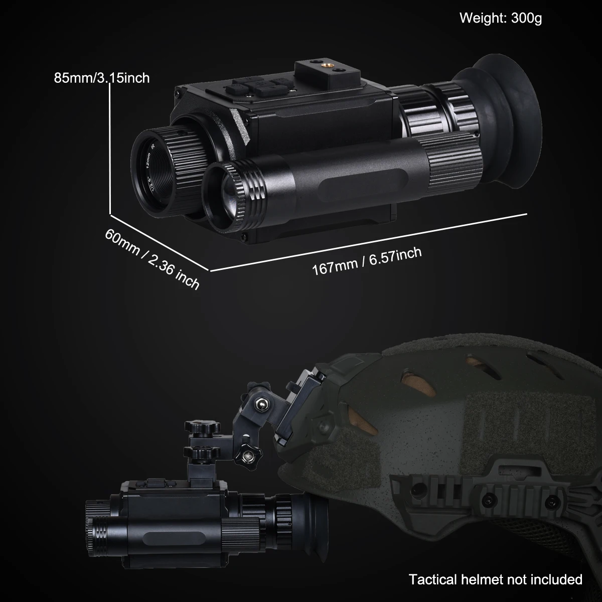 Digital Night Vision Monocular Headwear/Helmet NVG Mounted 5X Zoom Infrared Hunting Camera HD 1080P Night Vision Goggles NK006