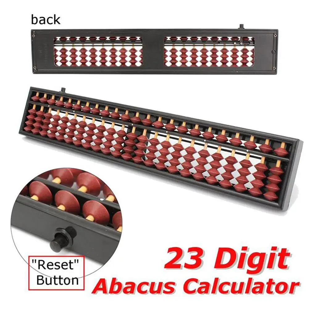 23 знака, пластиковый Abacus арифметические счеты соробан, детский инструмент для счета математики, обучающие игрушки для детей, подарки