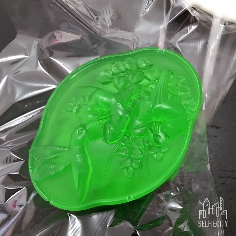 Mold Silicones Soap Mold Take Honey Handmade Food Grade Mould Aroma Stone Molds Hummingbirds In The Flowers CIQ,EEC,CE / EU PRZY