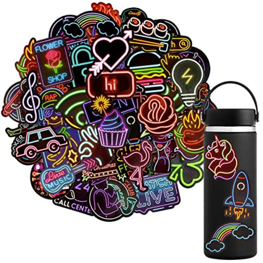 Aufkleber für Teenager und Schüler, Preise, wasserfeste Vinyl-Party-Aufkleber, Belohnungen, Wasserflaschen und Laptops, 50 Stück