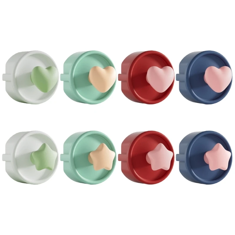 Multi Color Optional Children Safe Electrical Socket Covers Silicone Plug Protectors Dustproof Design 1Pc or 10Pcs 15UB