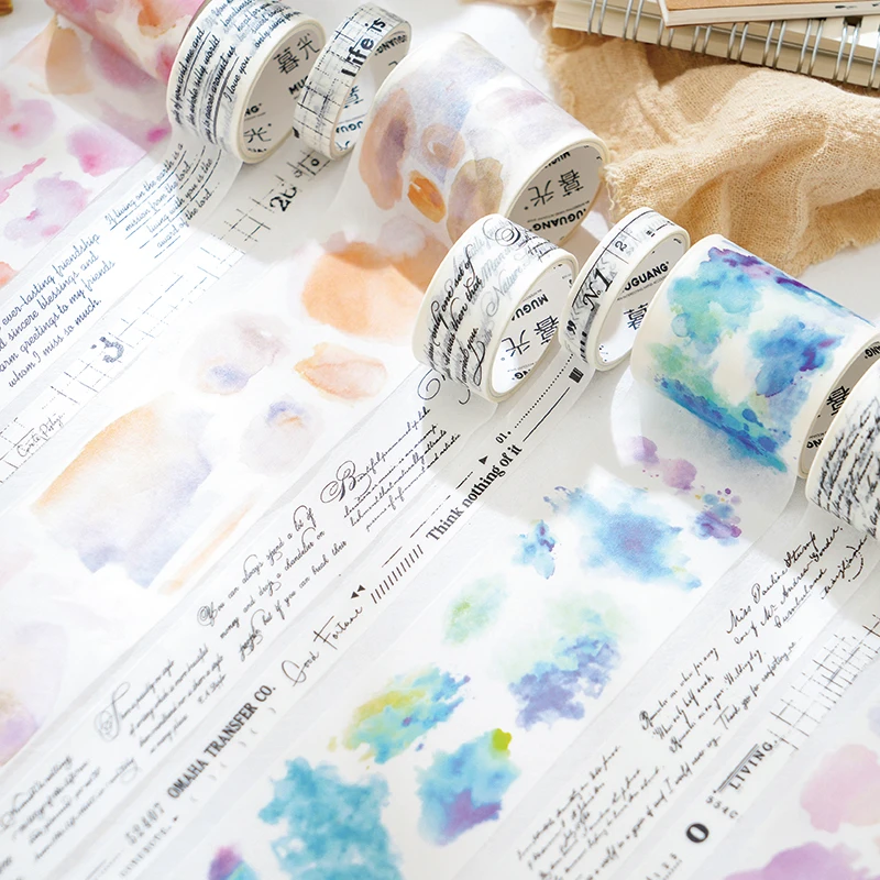 4PCS/LOT Flowers bloom into scenery series cute lovely retro decorative paper masking washi tape