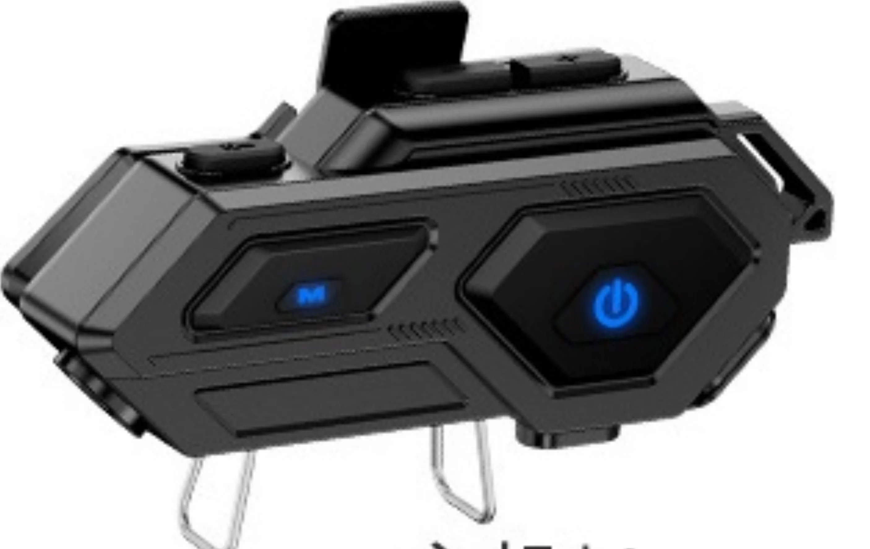 Bluetooth motorcycle helmet earphones with long battery life, waterproof for food delivery and courier riding