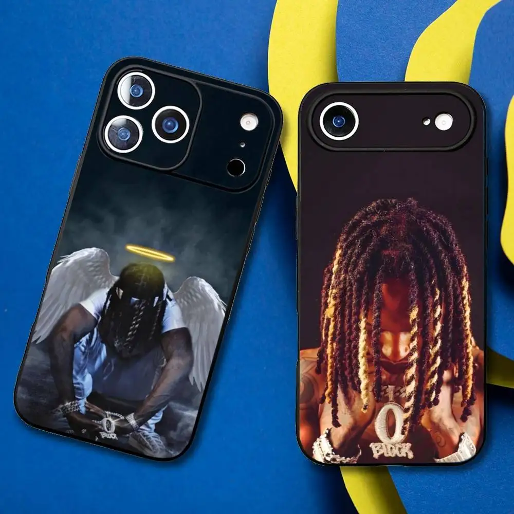 

Rapper K-King V-Vons Phone Case For iPhone17,16,15,14,13,12,11 Plus,Pro Max Soft Black Cover