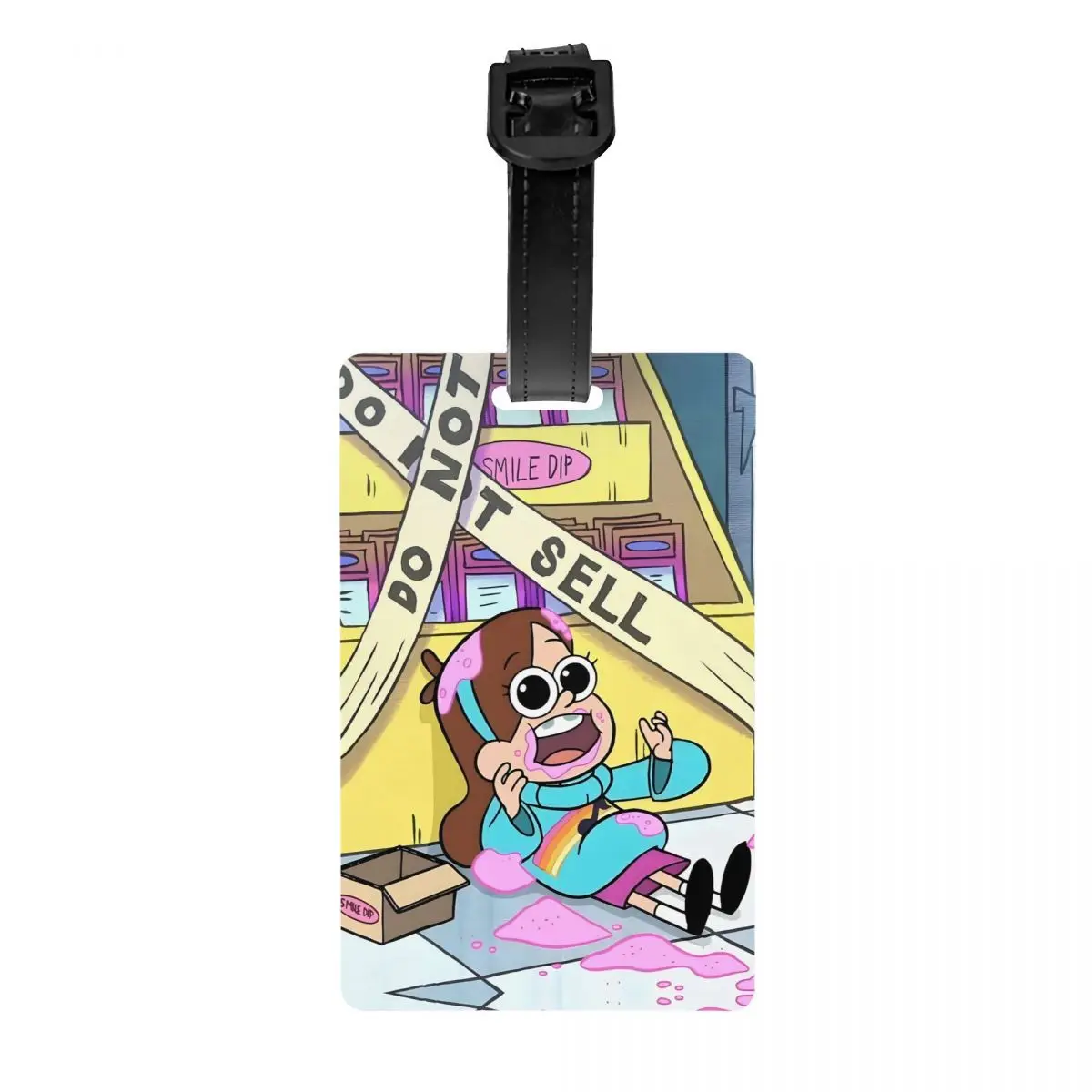 

Custom Funny Anime Gravity Falls Luggage Tag Suitcase Baggage Privacy Cover ID Label