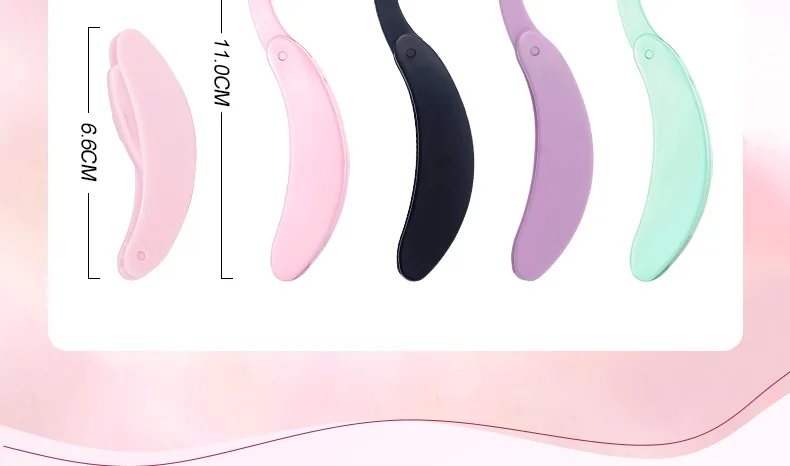 Small Foldable Eyelash Comb Eyelash Curler Lash Separator Cosmetics Lashes Accessories Makeup Tools Eyebrow Comb Eyelash Curler