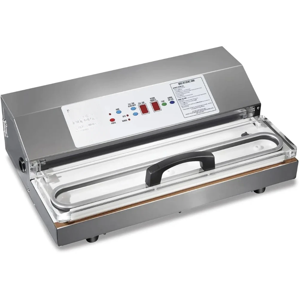 Vacuum Sealer Machine ,  Seals Bags up to 15" Wide, 935 Watts, Grade Pro 3000 Stainless Steel (65-0401-W)