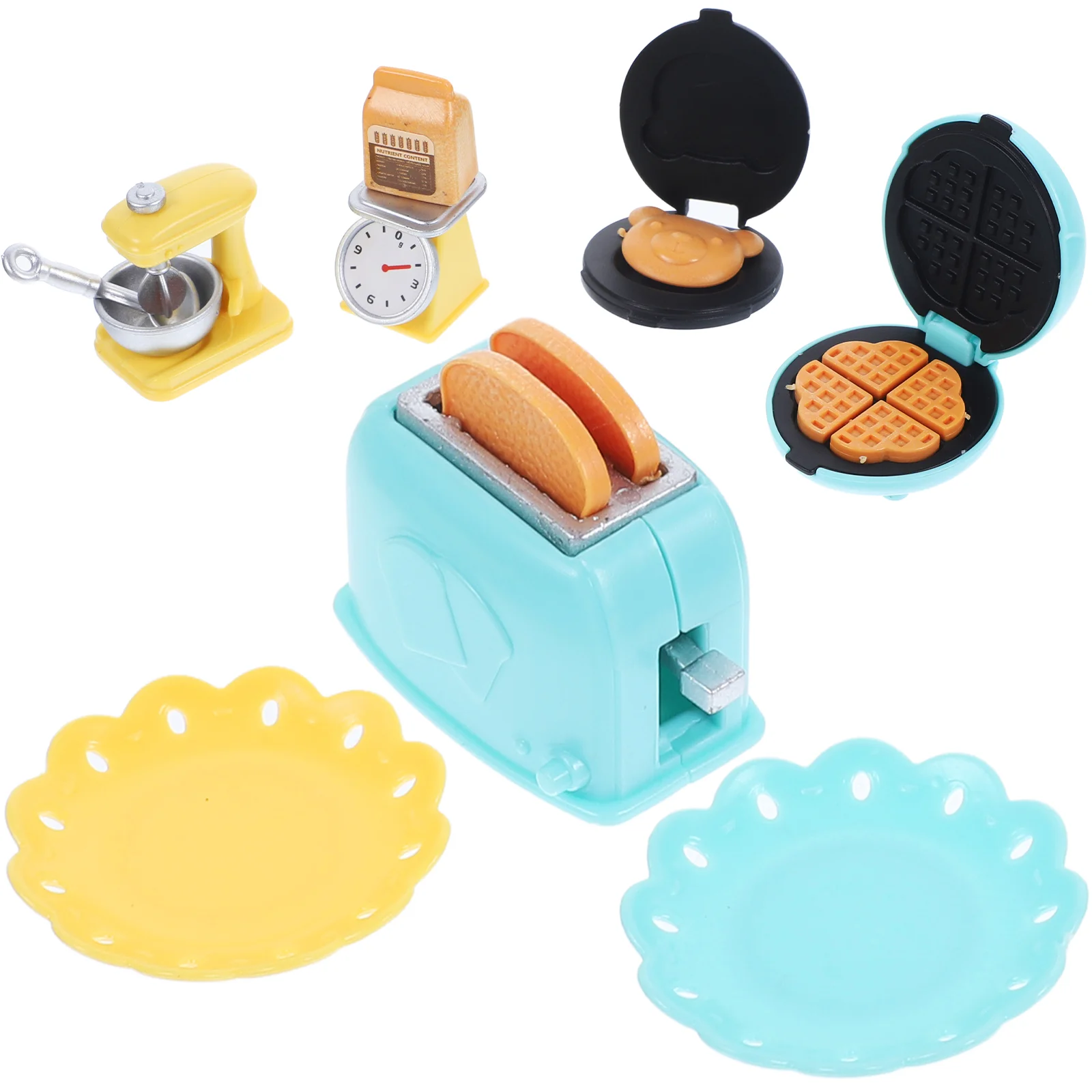 

Dollhouse Cooker Blenders Bakery Toys for Kids Household Mini Model Micro Scene