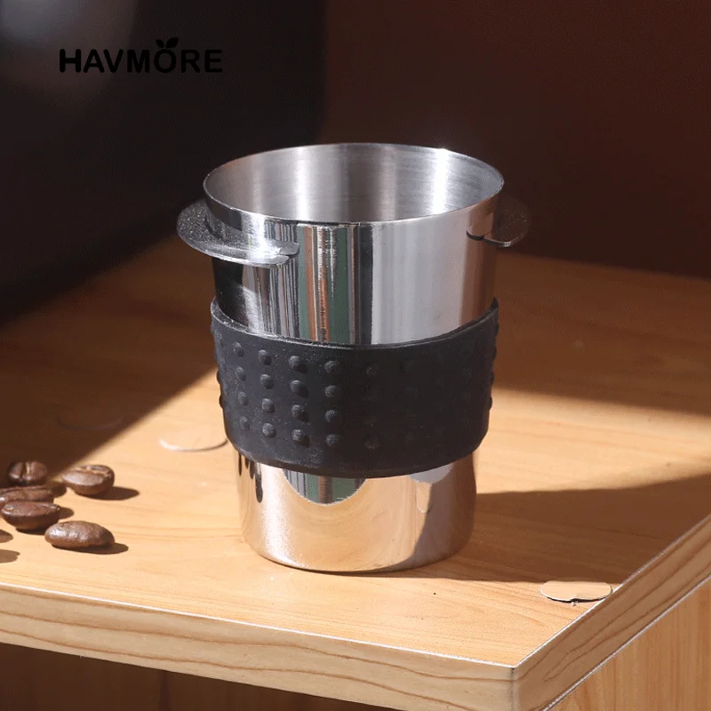 51/53/58MM Coffee Dosing Cup Sniffing Mug for Espresso Machine Wear Resistant Stainless Steel Coffeeware Accessories