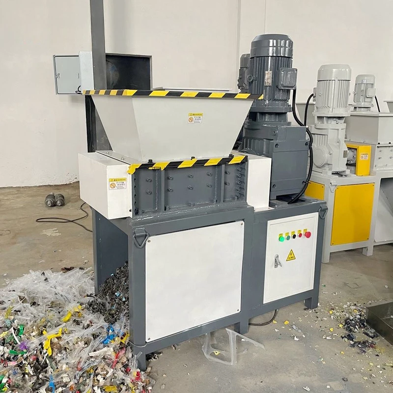 Small Shredder for Waste Textiles, Stainless Steel Offcuts, Aluminum Scrap and Various Recyclable Metal & Textile Feedstocks