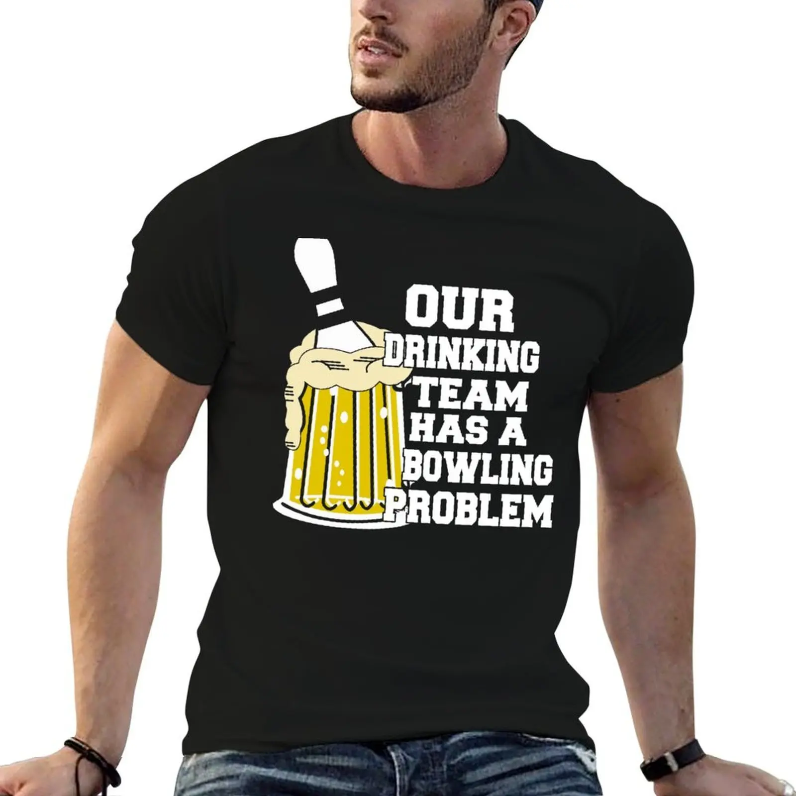 Funny Bowling Team T-Shirt new gifts and t-shirts summer tops t shirt for men