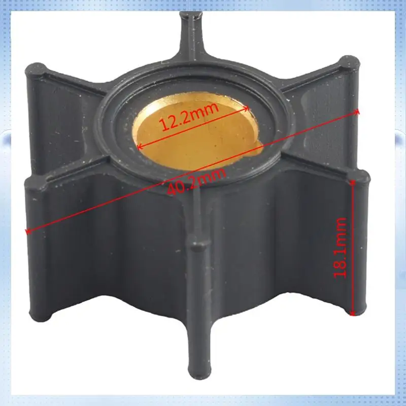 Impulsor de bomba de água durável AM para motores de barco Mercury/Mariner/Mercruiser 6, 8, e 9,8 HP - Número da peça 3B2-65021-1