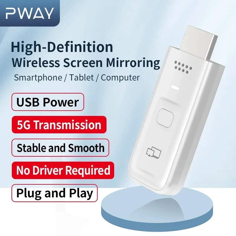 Next  Gen Wireless Casting 2025 – Voice - Assist Compatible Plug & Play Premium 1080p  Quality 5M