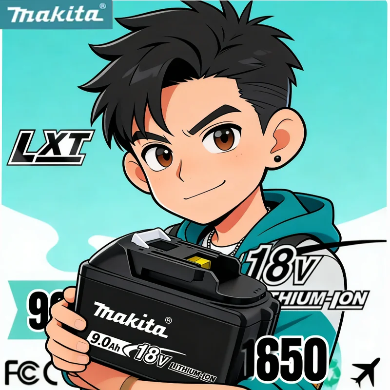 

9000mAhMakita 18V 9.0 Ah Rechargeable Lithium Ion Battery with Indicator For Power Tools Compatible with BL1830 BL1840 BL185