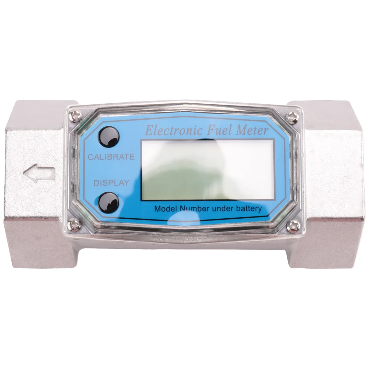 1.5 Inch Digital Turbine Flow Meter, LCD Display Fuel Water Flow Meter, Flowmeter for Gasoline Water