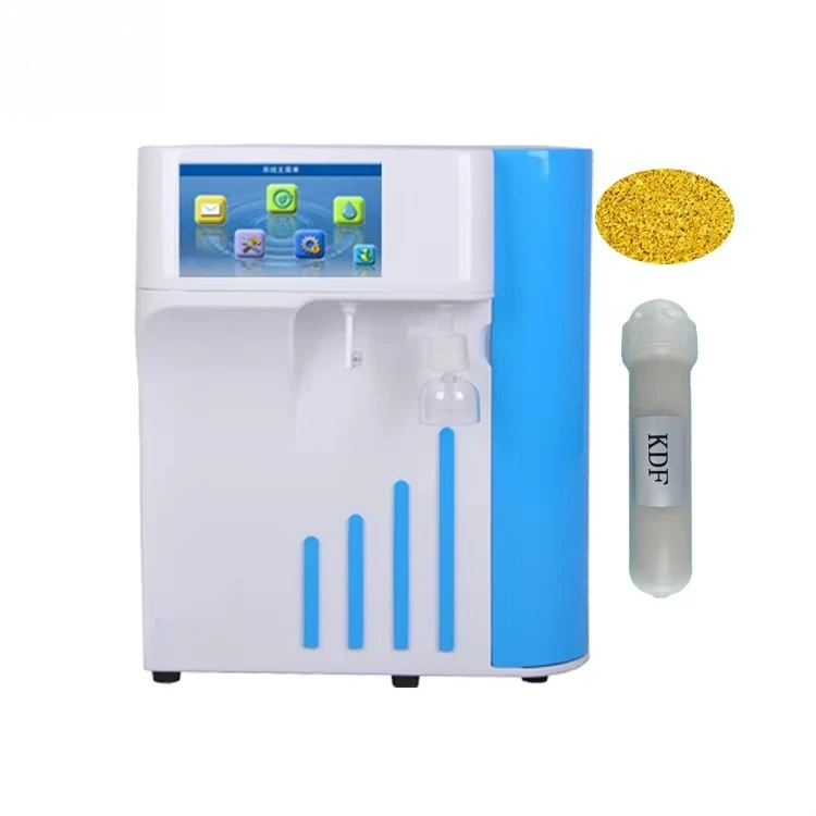Smart Laboratory Ultra Pure Water Purifier with Touchscreen Control 18 2 and Programmable Dispense Modes for Automated Workflows