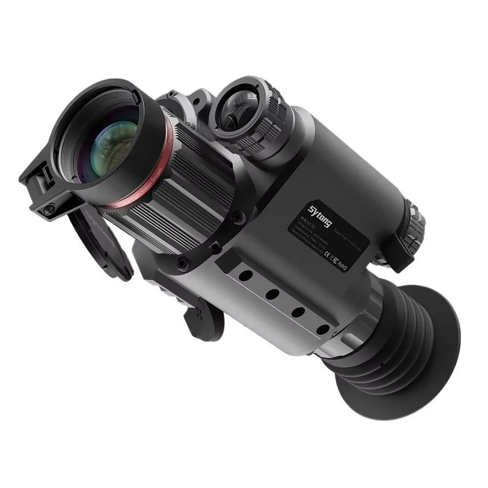 Infrared Night Vision Scope, HT-70 LRF, Distance Measure2K HD Video Camera Cross Cursor, Day and Night Hunting Monocular, Newest