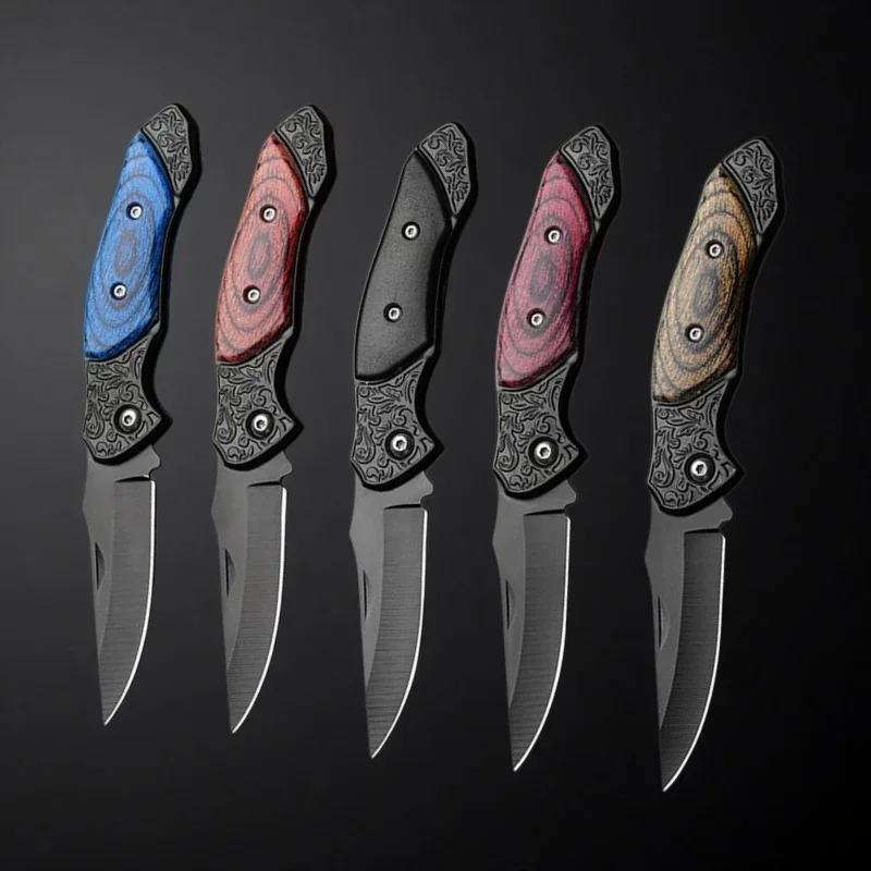 Portable Mini Folding Knife, Premium Stainless Steel, Perfect for Outdoor Camping, Fruit & Letter Opening Multifunctional sharp