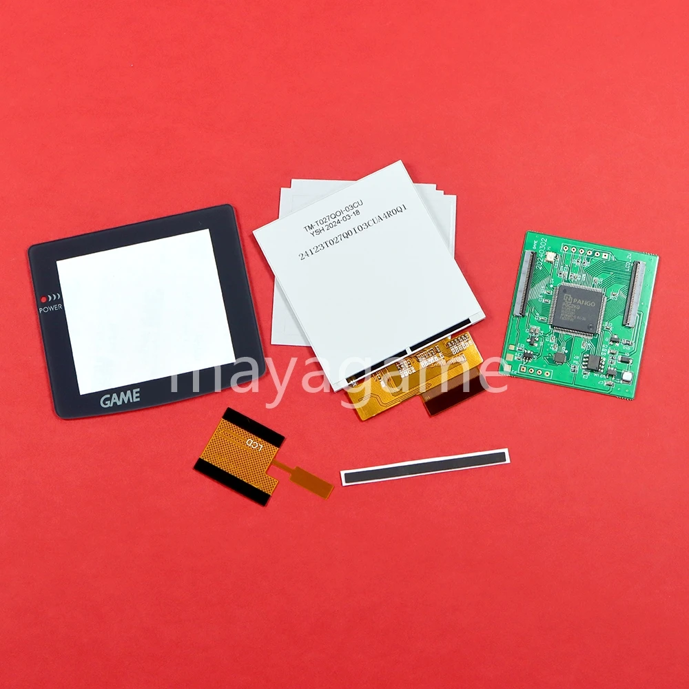 مجموعة واحدة لجهاز نينتندو جيم بوي كولور GBC لـ GBC V4.0 سهلة التركيب شاشة LCD عالية السطوع IPS مقاس 2.6 بوصة