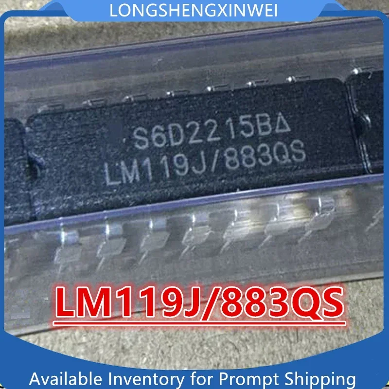 1PCS New Original LM119J/883QS CDIP14 Direct Insertion Low Power Four Operational Amplifier IC Chip in Stock