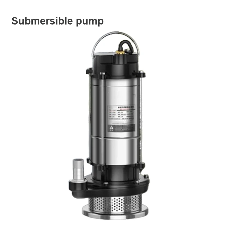 

370W 5m 220V Stainless Steel Submersible Pump High Lift Pump For Agricultural High Flow Irrigation Deep Well Pumping