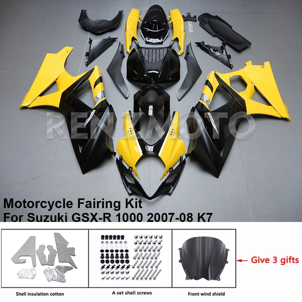 

S1007-110a Motorcycle Fairing Set Body Kit Plastic 1000 For Suzuki GSXR 1000 2007-2008 K7 K8 Accessories ABS Injection Bodywork