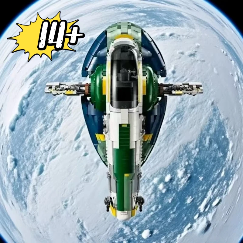 2970 قطعة من فئة Firespray المركبة الفضائية نموذج اللبنات الطوب Legoing 75409 لتقوم بها بنفسك لعبة إبداعية هدية #1