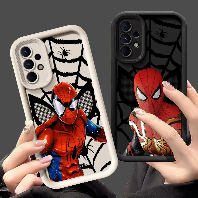 Marvel Spiderman Avengers Case For Samsung Galaxy A55 5G A54 A35 A53 A52 A34 A12 A13 A14 A15 A16 A21S A25 A32 A33 Silicone Cover